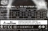 Cooler Master Elite Power 400W (RS-400-PSAP-I3) ATX...