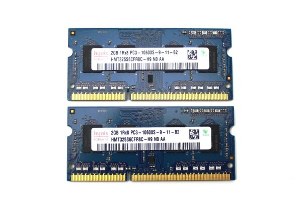 Hynix 4 GB (2x2GB) DDR3-1333 SO-DIMM PC3-10600S HMT325S6CFR8C-H9   #311489