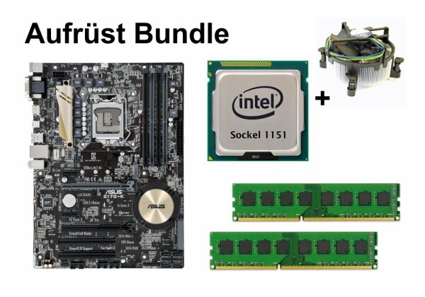Upgrade bundle - ASUS Z170-K + Intel Core i5-7600 + 16GB RAM #140036